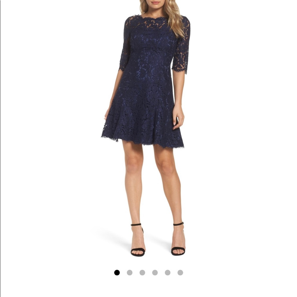 Eliza J Lace Cocktail Dress